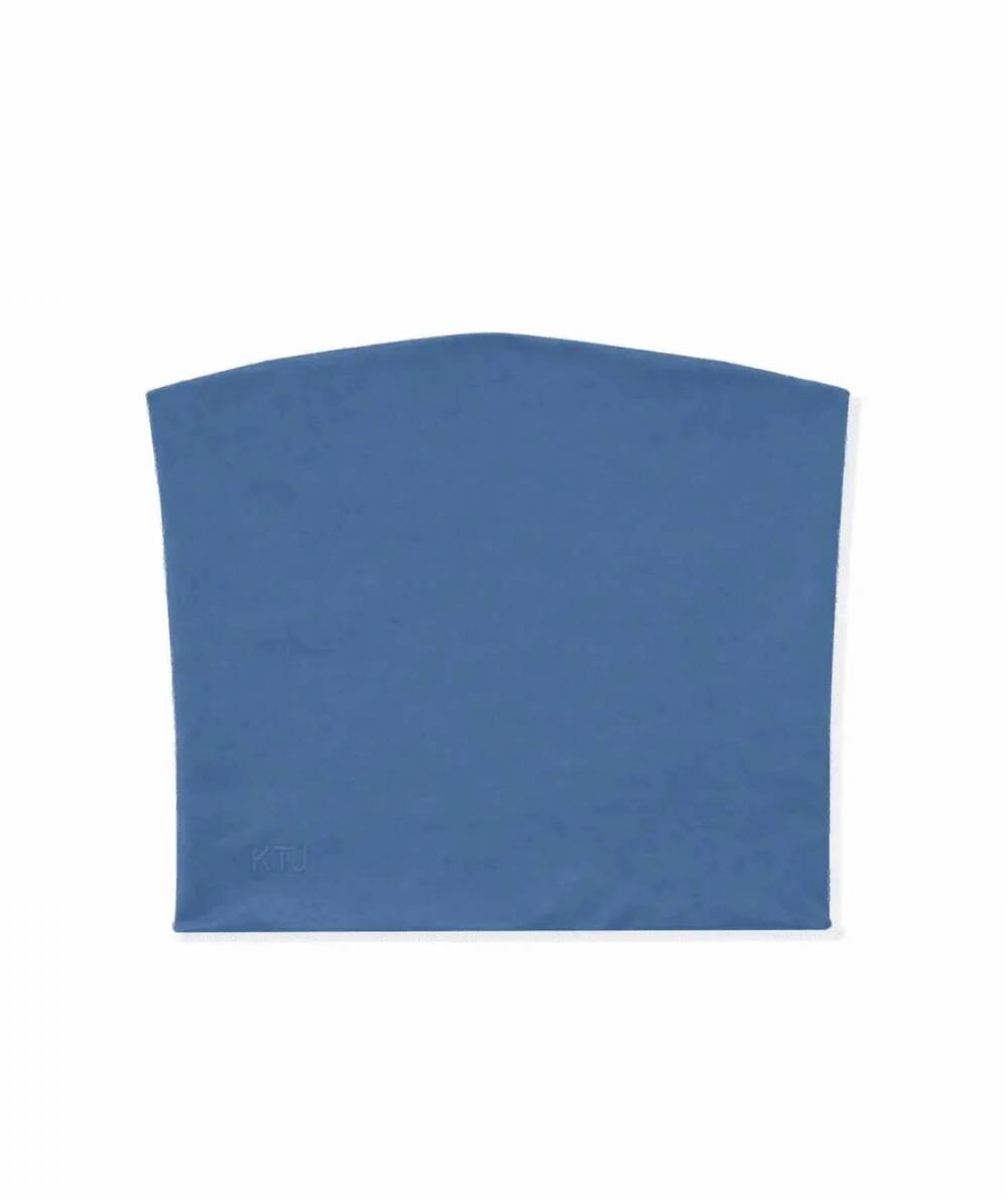 NEW KATIE J NYC women's junior theo tube top in denim blue